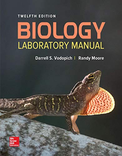 Biology Laboratory Manual — Darrell S. Vodopich et al. (2019)