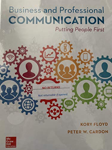 Business and Professional Communication — Kory Floyd et al. (2020)