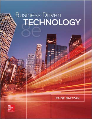 Business Driven Technology — Paige Baltzan (2019)