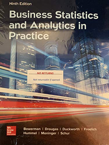 Business Statistics in Practice — Bruce L. Bowerman et al. (2018)
