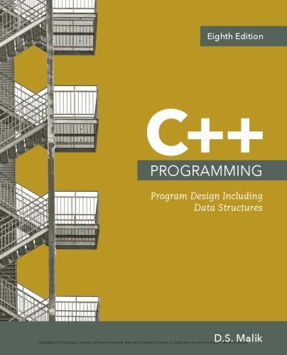 C++ Programming 8Th Edition — D. S. Malik (2018)