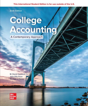 College Accounting a Contemporary Approa: Ch — HADDOCK et al. (2023)