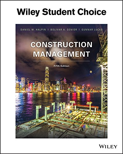 Construction Management — Daniel W. Halpin et al. (2017)