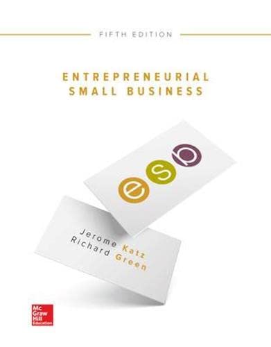 Entrepreneurial Small Business — Richard P. Green et al. (2017)