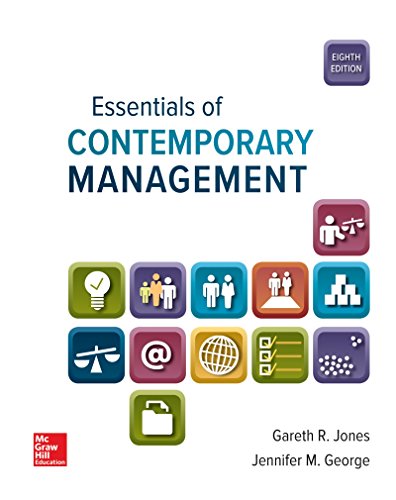 Essentials of Contemporary Management — Jennifer M George et al. (2018)