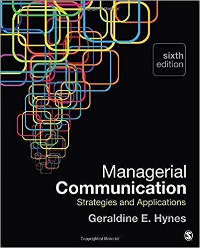 Managerial Communication: Strategies and Applications — Geraldine E. Hynes (2015)