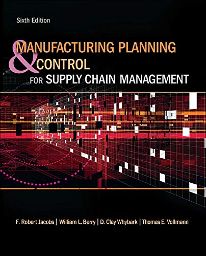 Manufacturing Planning and Control for Supply Chain Management — William Lee Berry et al. (2010)