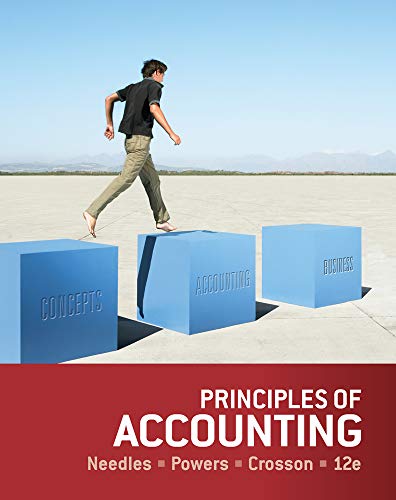 Principles of Accounting — Belverd E. Needles et al. (2013)