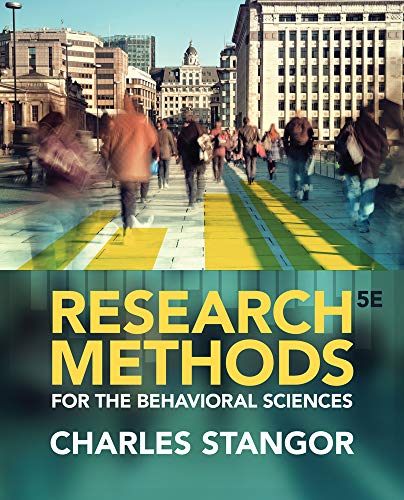 Research Methods for the Behavioral Sciences — Charles Stangor (2014)