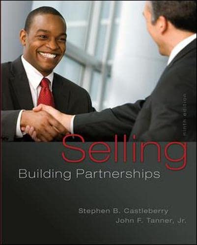 Selling: Building Partnerships — John Tanner et al. (2013)