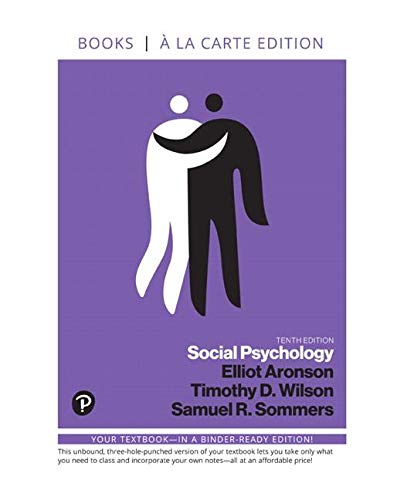 Social Psychology — Elliot Aronson et al. (2018)