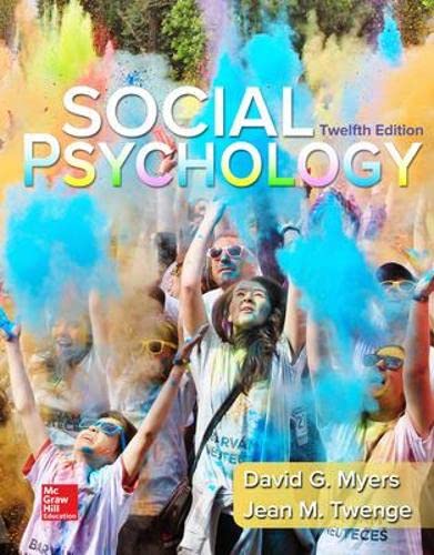 Social Psychology — David Myers et al. (2015)