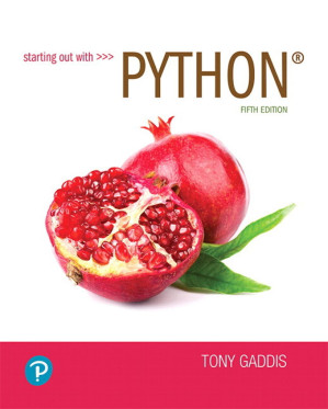 Starting out with Python - Tony Gaddis - 9780136912330