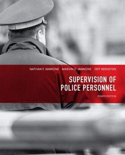 Supervision of Police Personnel — Nathan Iannone et al. (2013)