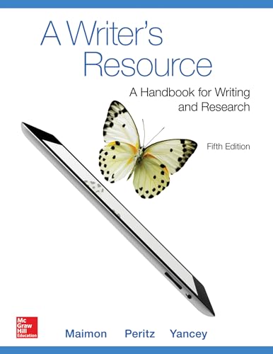 A Writer's Resource (comb-version) 5e with MLA Booklet 2016 — Kathleen Blake Yancey et al. (2016)